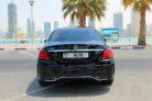 Black Mercedes Benz C200 2020 for rent in Dubai 10